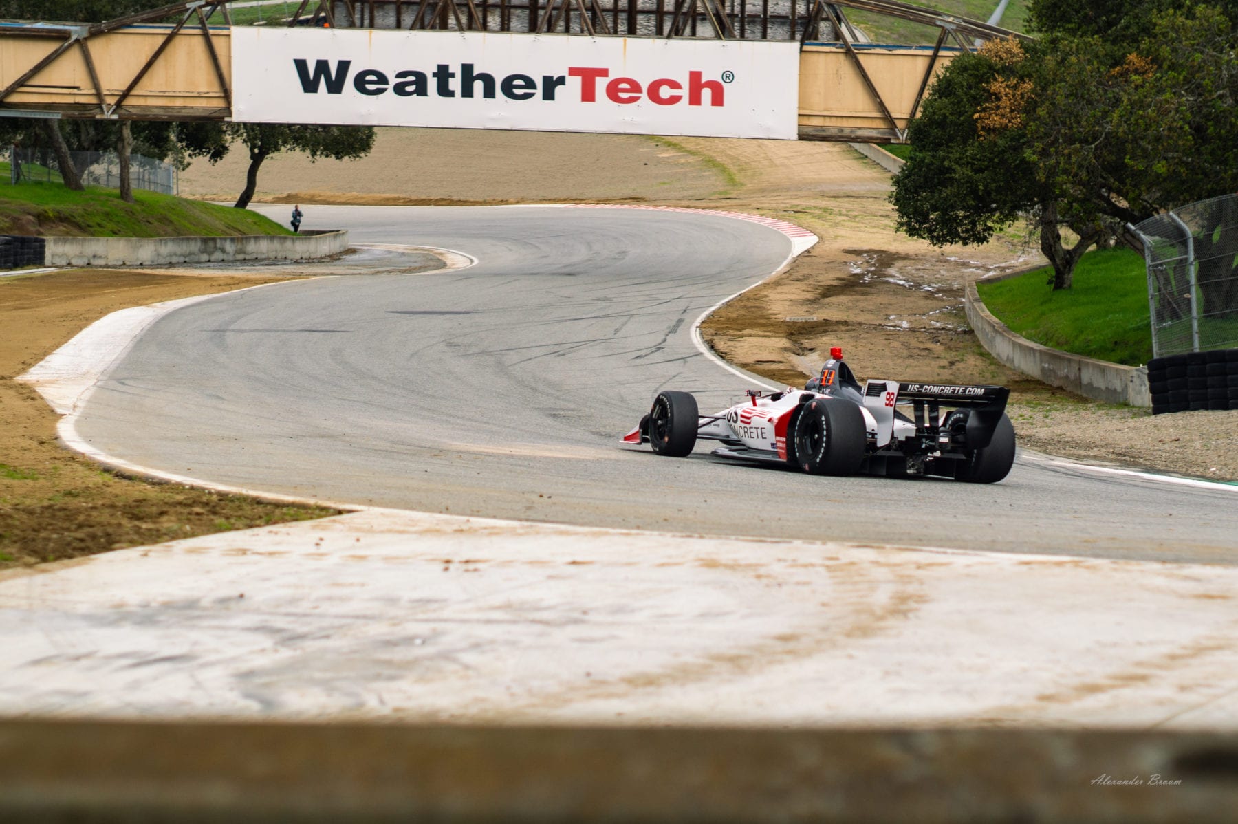 IndyCar Testing at WeatherTech Raceway Laguna Seca