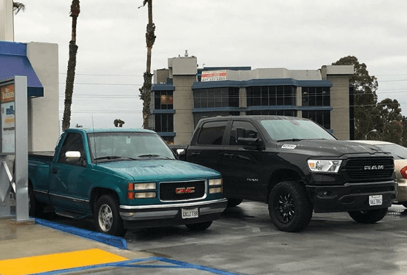 full-size truck vs full-size truck