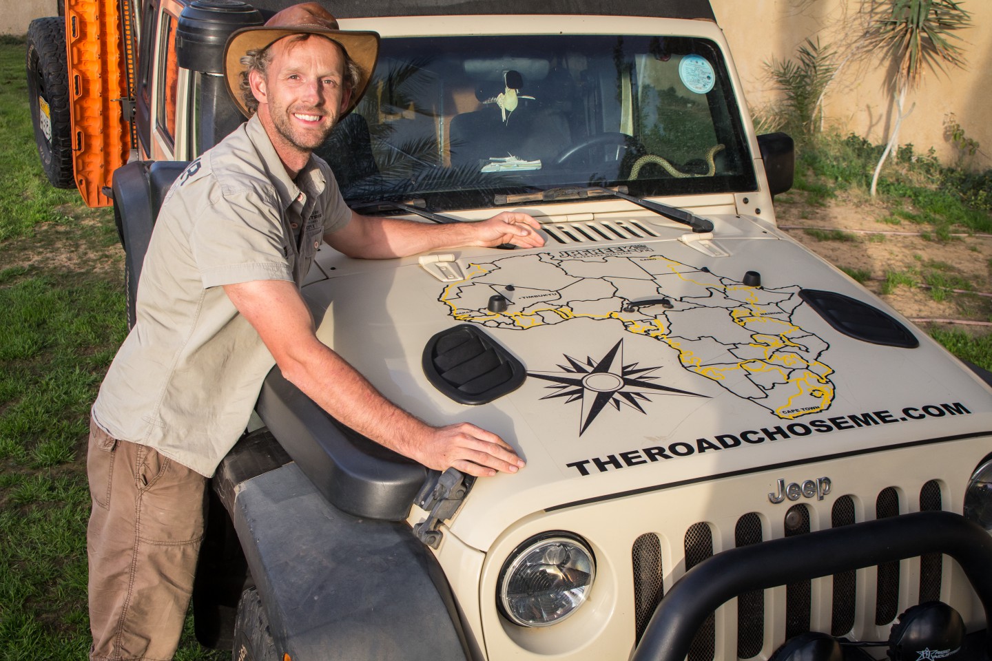 Dan Grec and his Jeep Wrangler Rubicon Unlimited