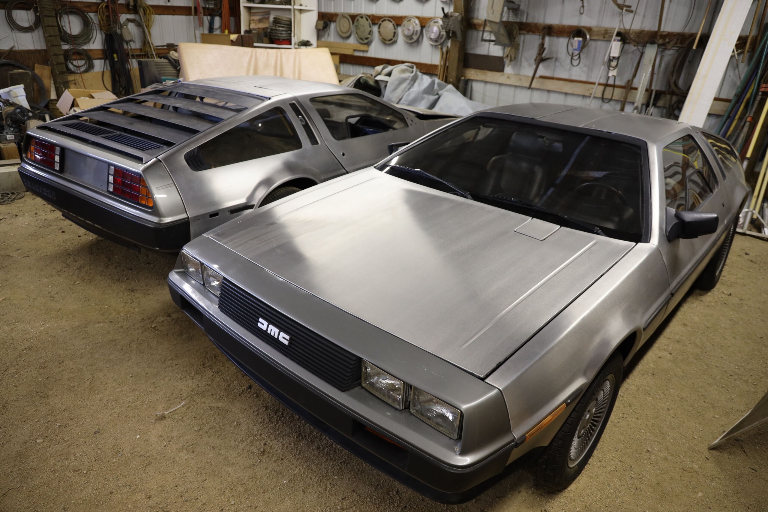 two deloreans for sale barn find