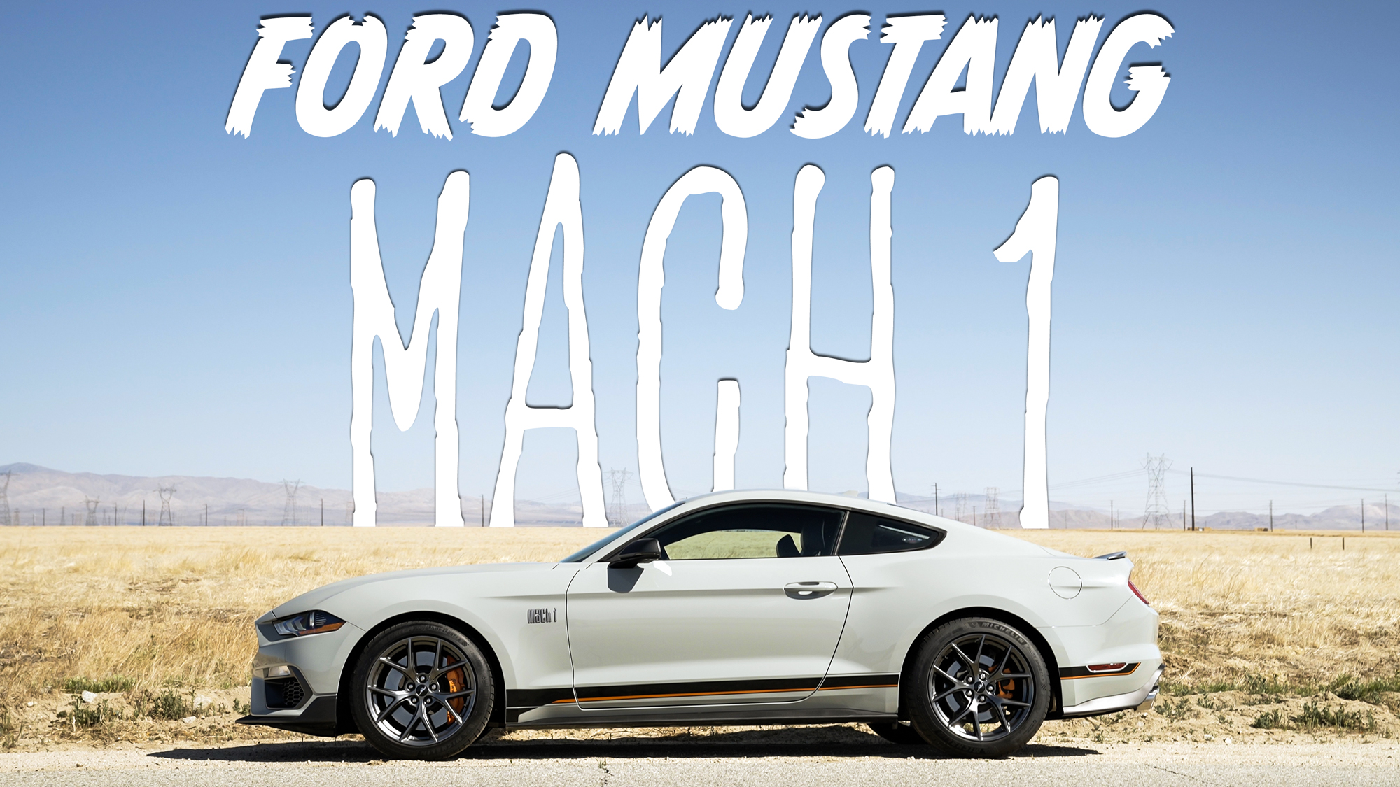 2021 Ford Mustang Mach 1 on the road